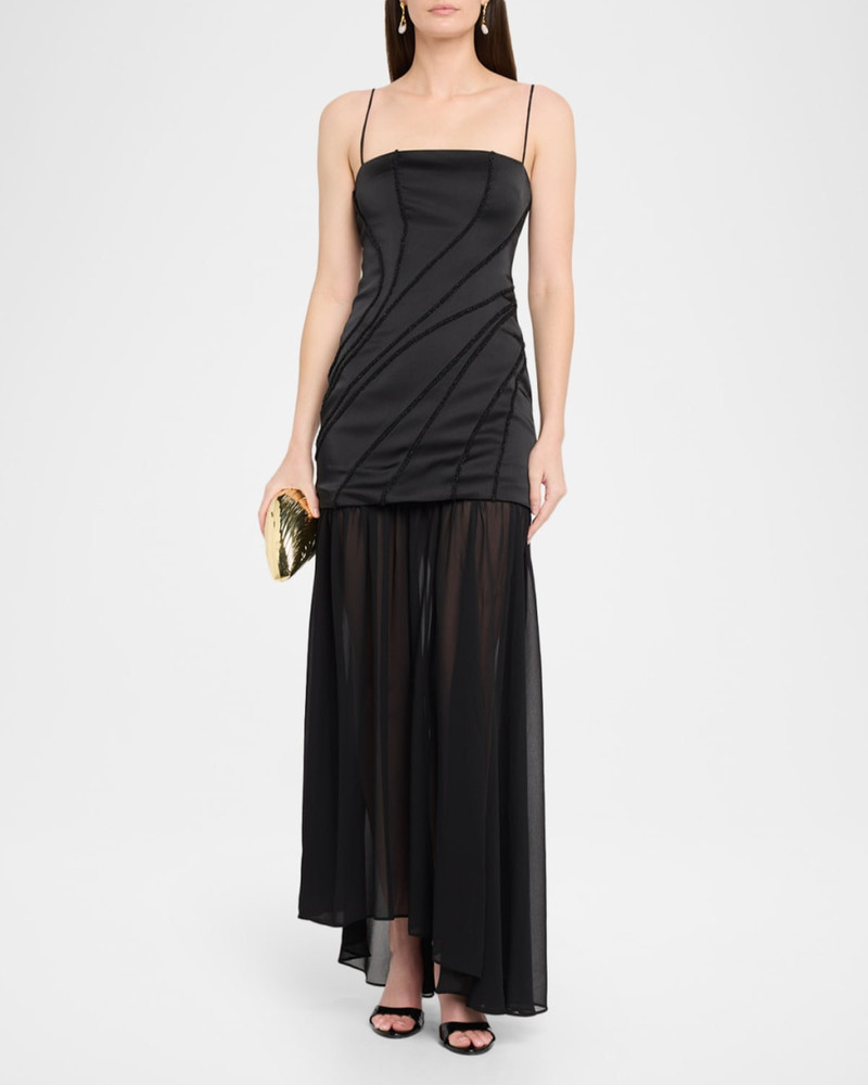 SIGNIFICANT OTHER Gaia Beaded Maxi Dress outlook