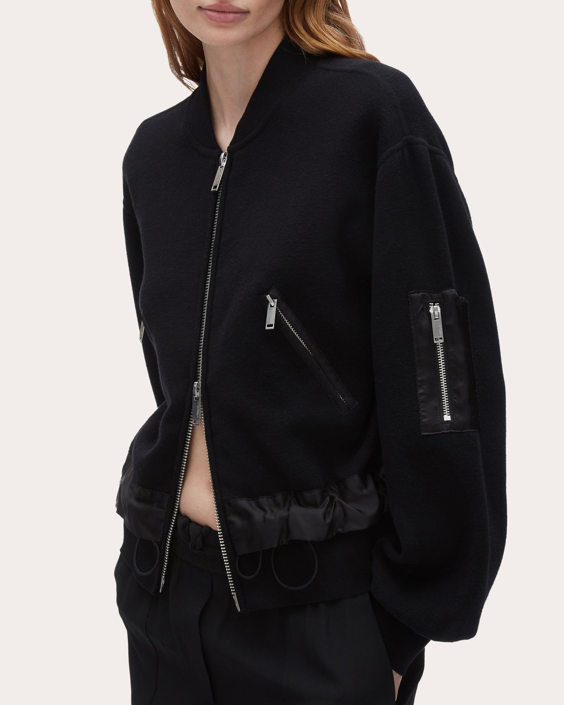 Layered Cotton-Wool Blend Bomber Jacket - 4
