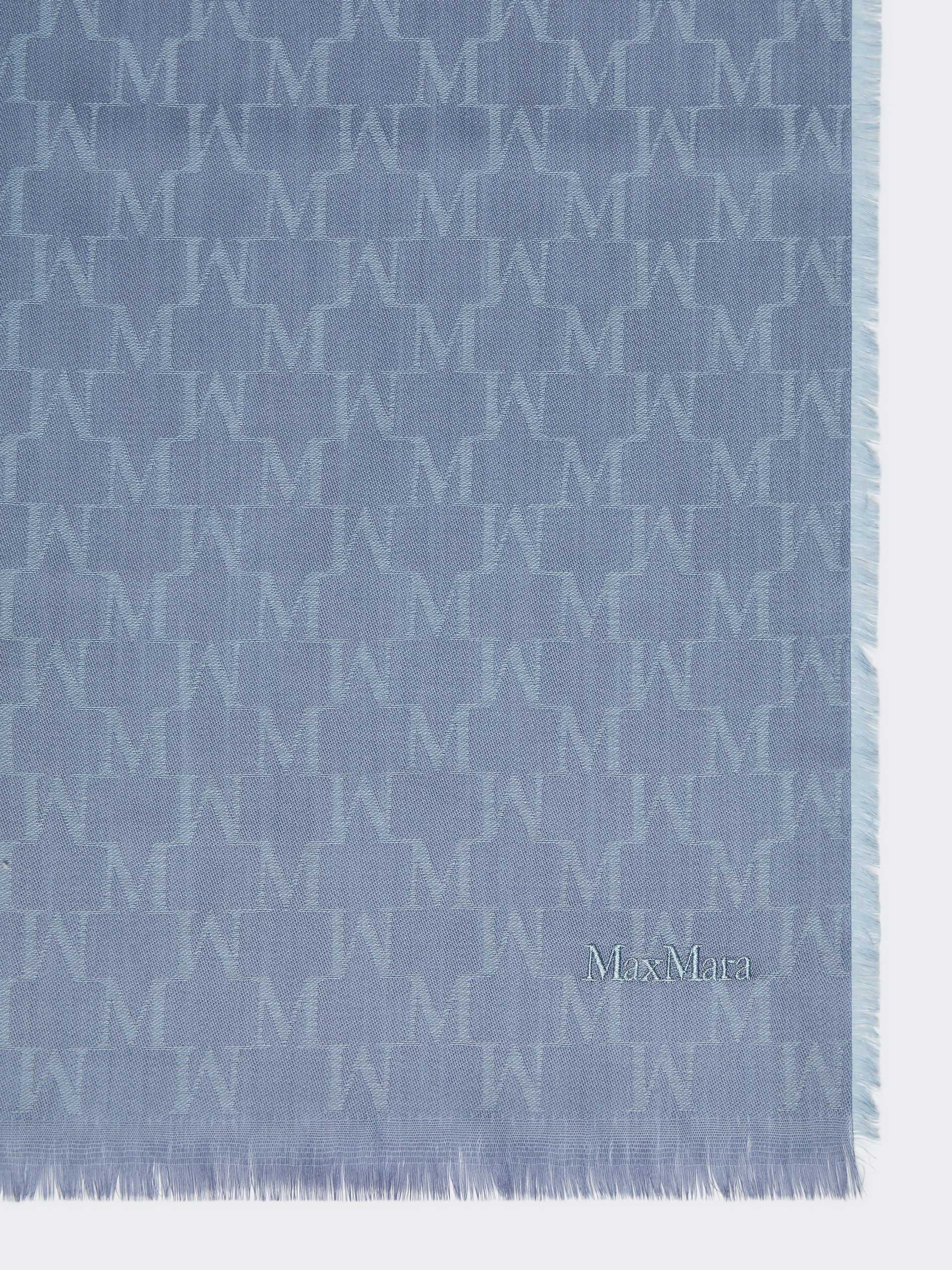 MAGICO Monogram wool stole - 2