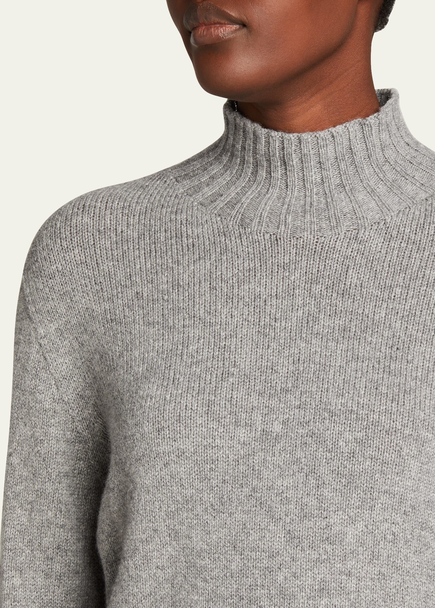 Kensington High-Neck Cashmere Sweater - 5