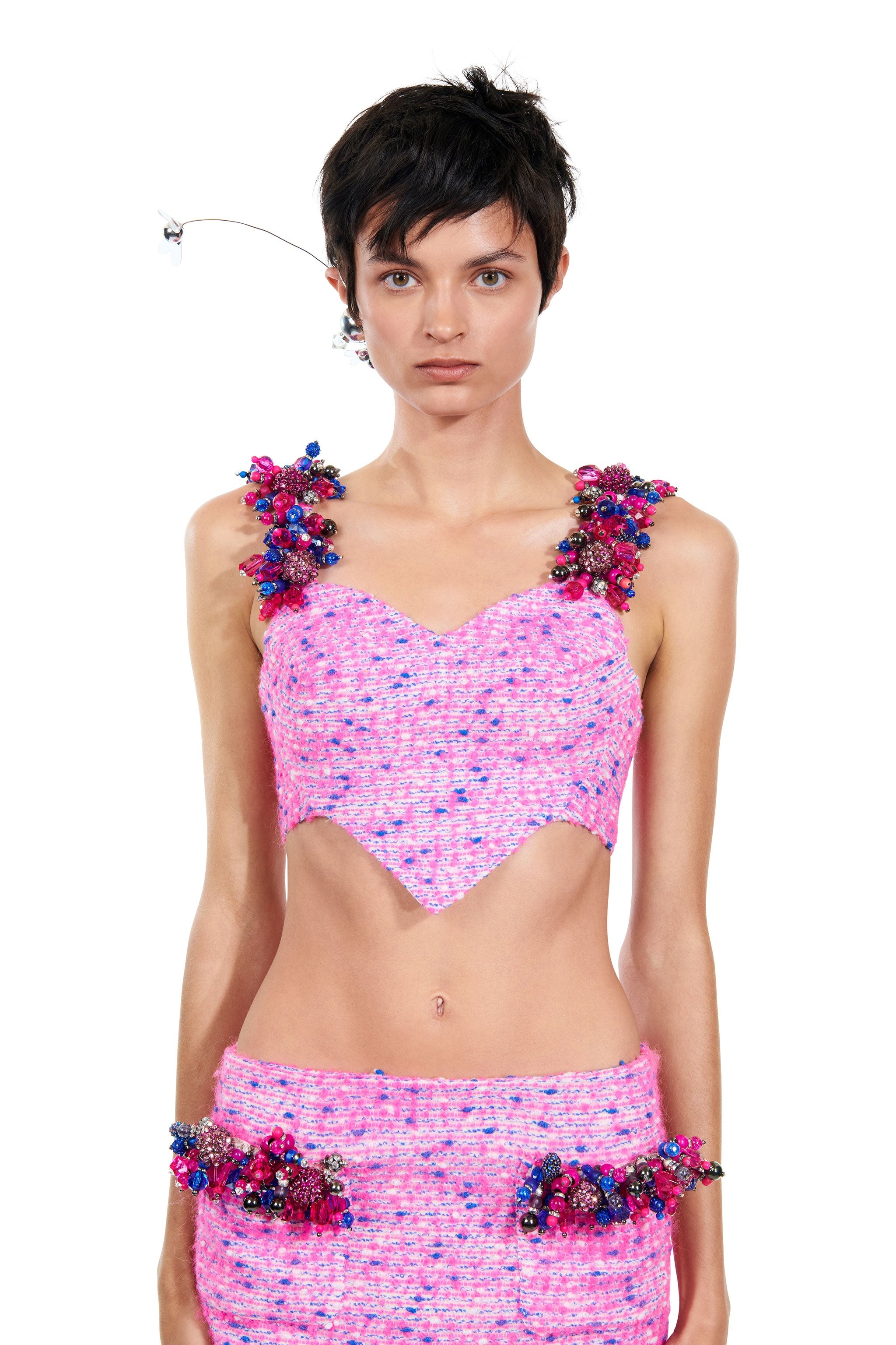 CRYSTAL GRAPE HEART TOP - 3