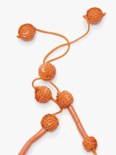 Max Mara Resin and cotton necklace outlook