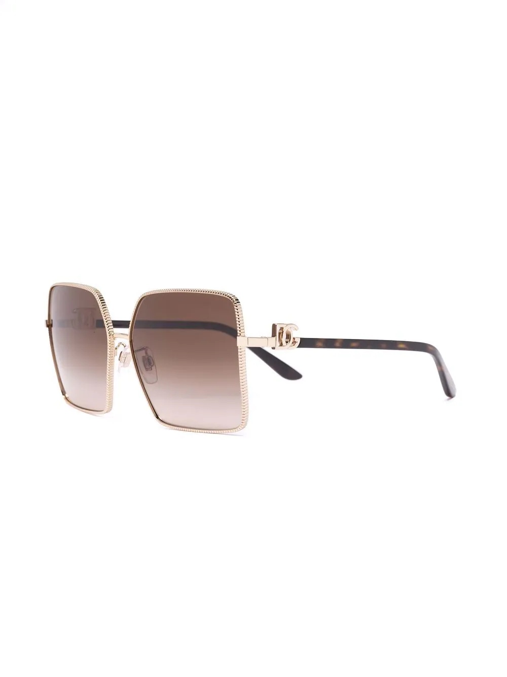 Gros grain square-frame sunglasses - 2
