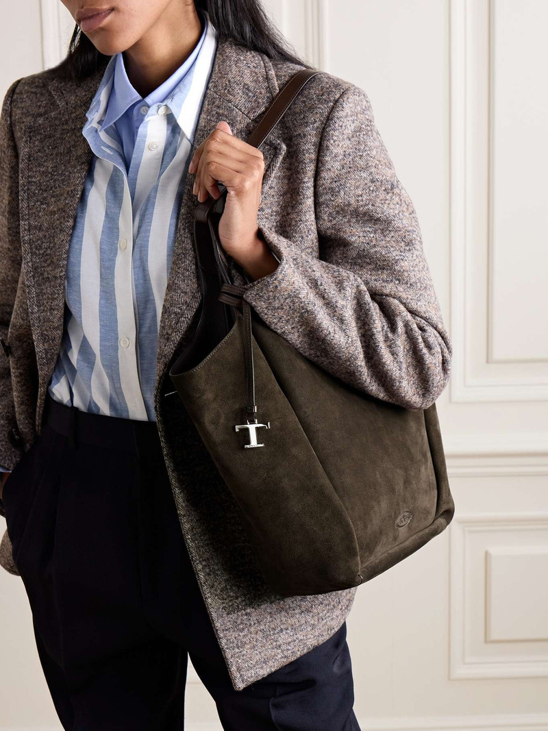 Tod's Api suede tote outlook