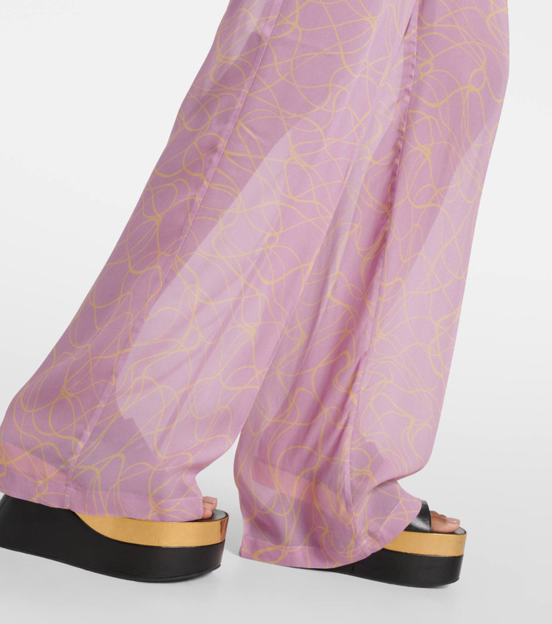Printed wide-leg pants 5