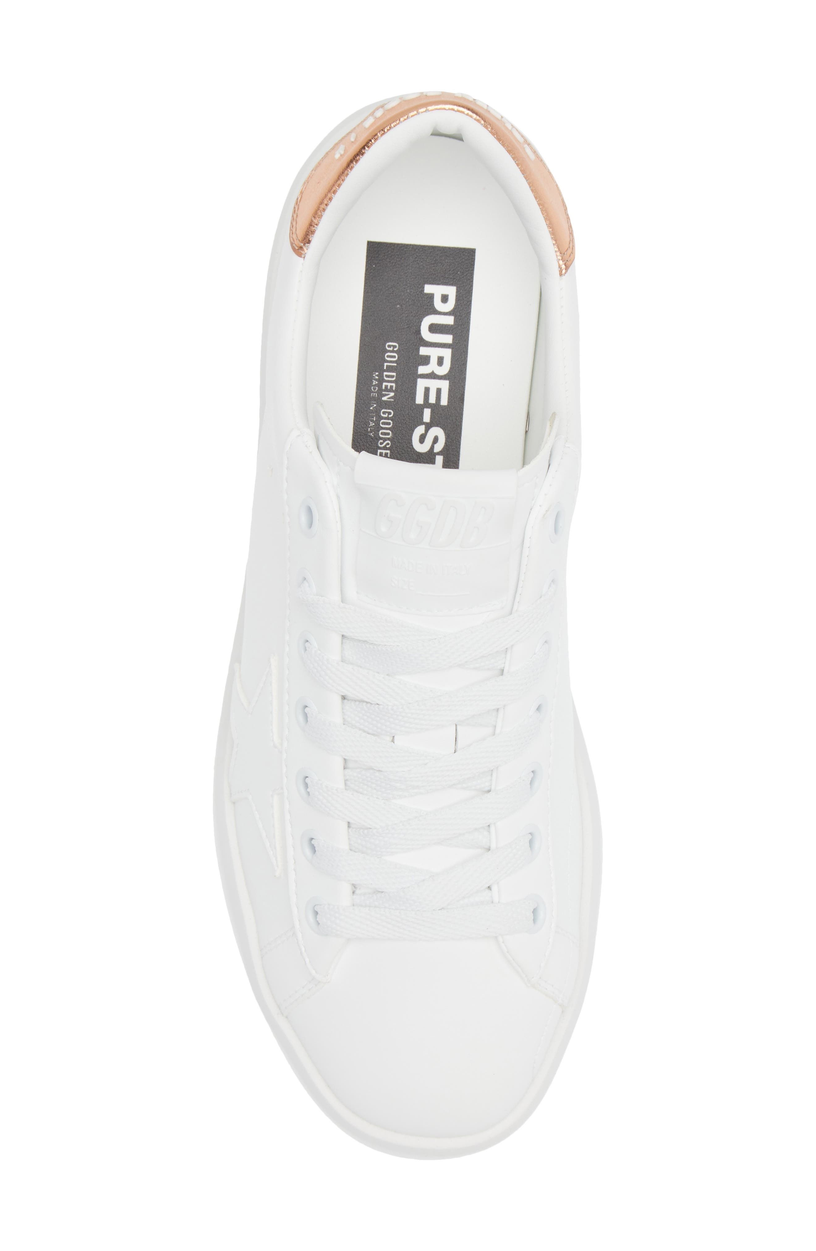 Golden Goose Purestar Sneaker in White/Bronze at Nordstrom - 5