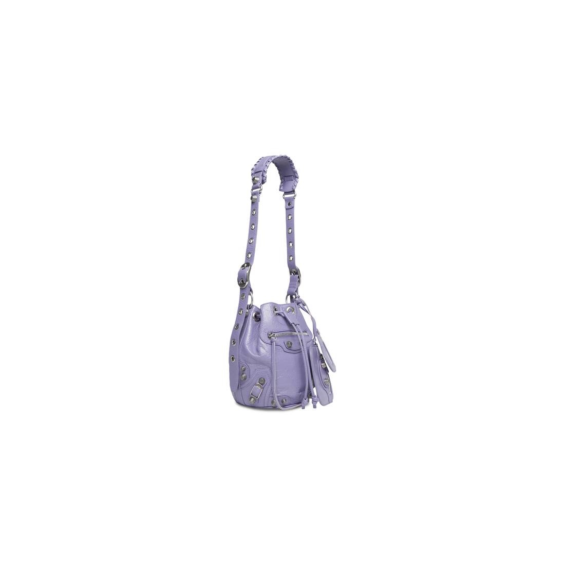 Women's Le Cagole Xs Bucket Bag  in Lilac - 3