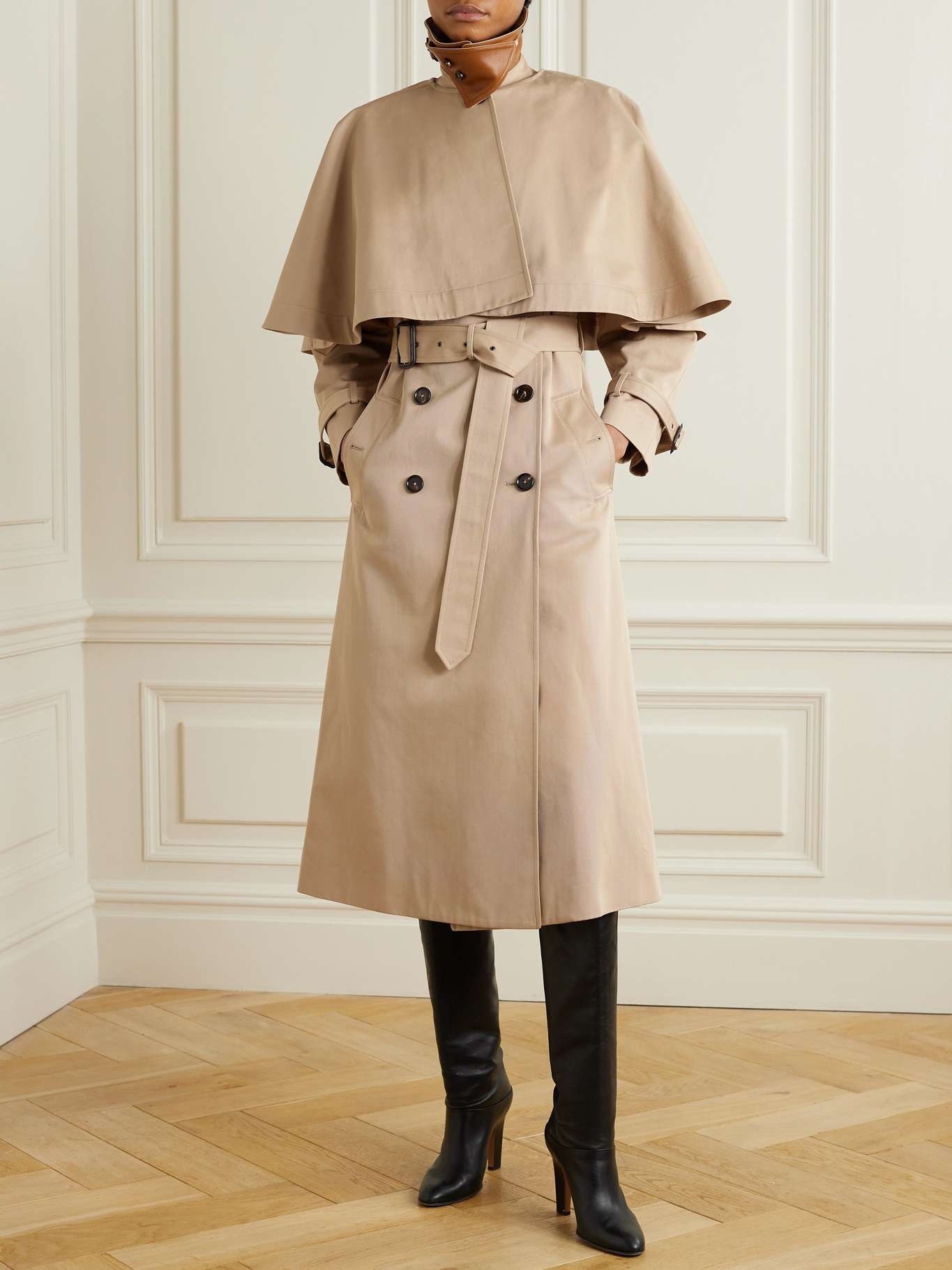 トレンチコート CHLOE COTTON TRENCH COAT Chloé コットンギャバジン製ロングトレンチコート | Chloé JP