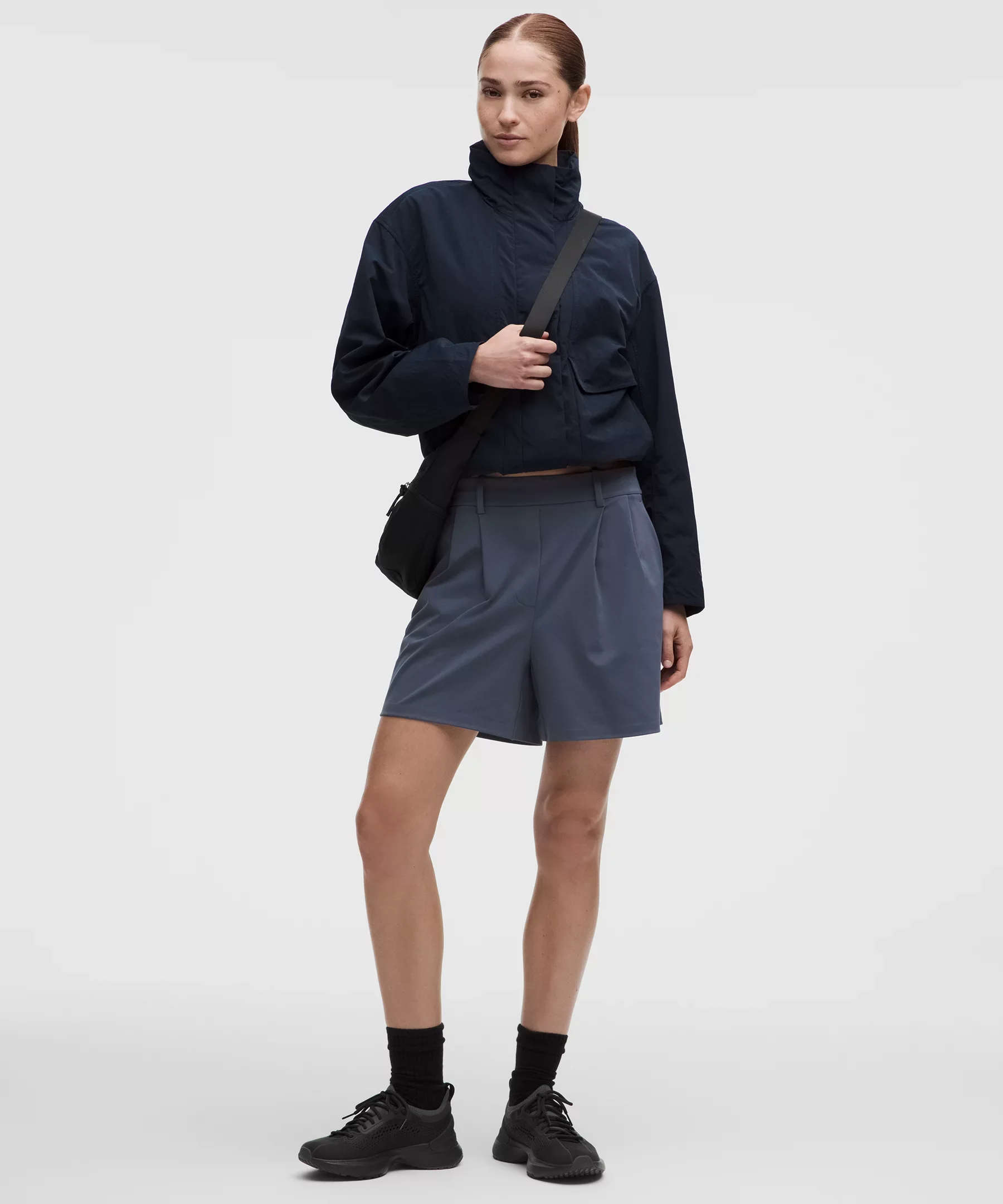 Daydrift Pleated High-Rise Short 5" - 1