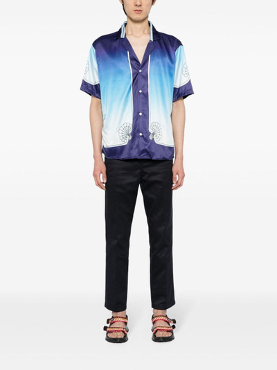 sacai low-rise slim-fit trousers outlook