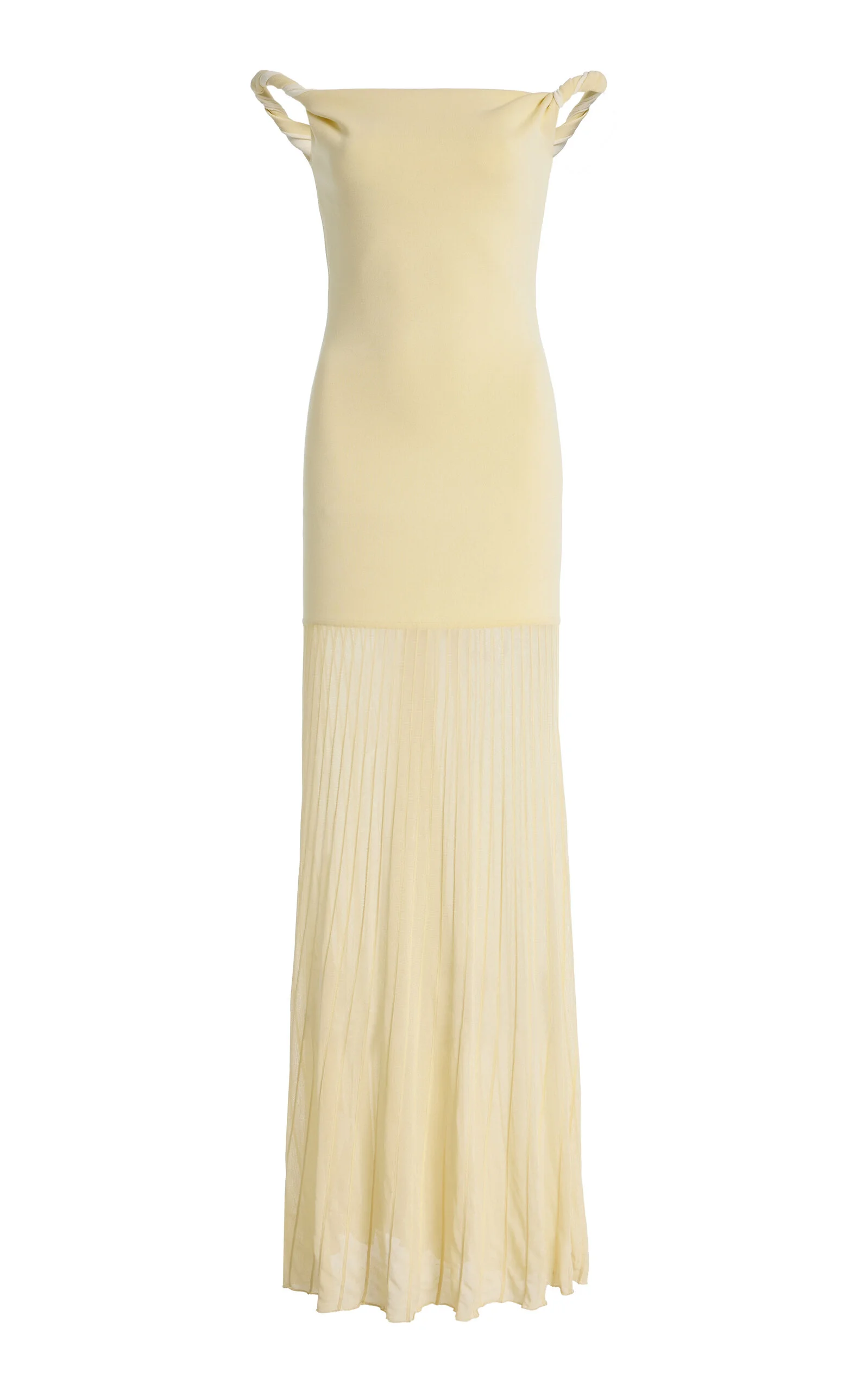 Elia Knit Maxi Dress yellow - 1