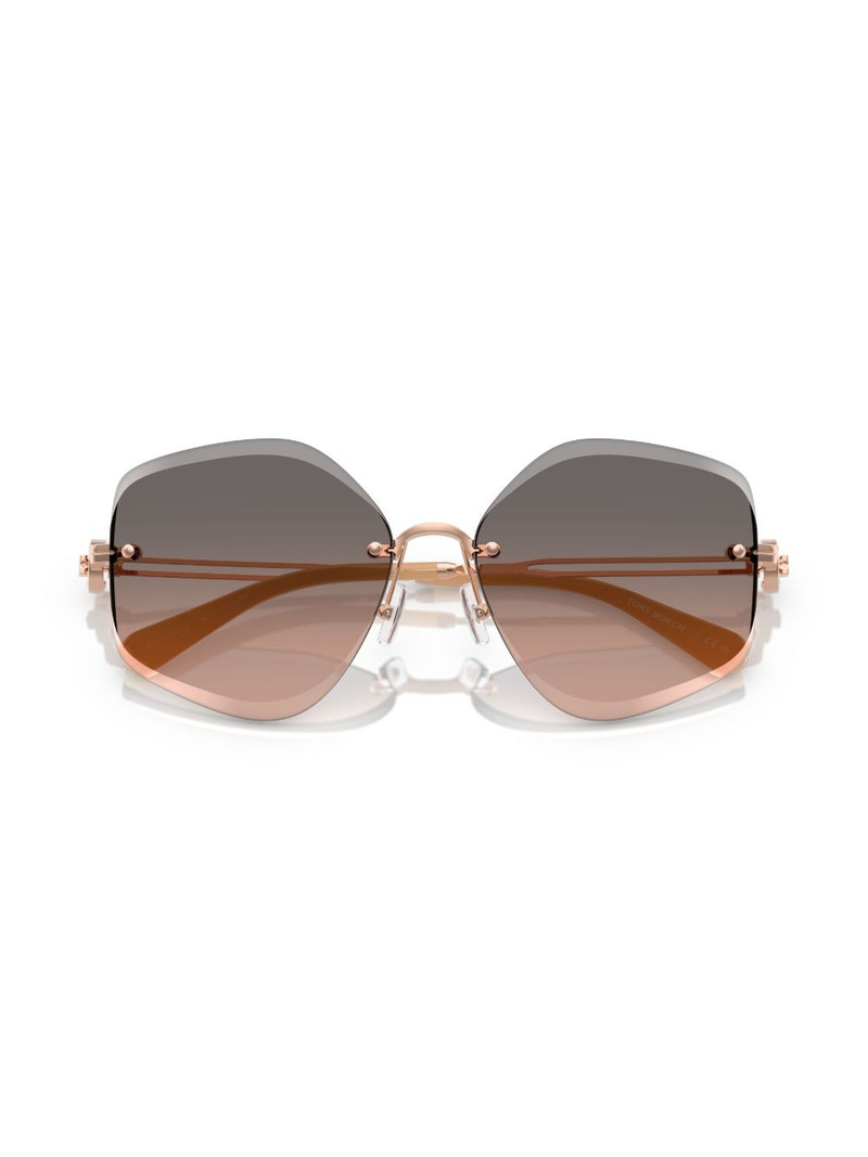 geometric-frame sunglasses 5