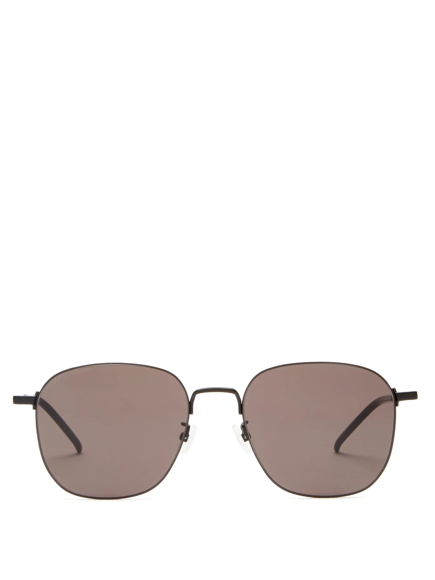 Square metal sunglasses - 1