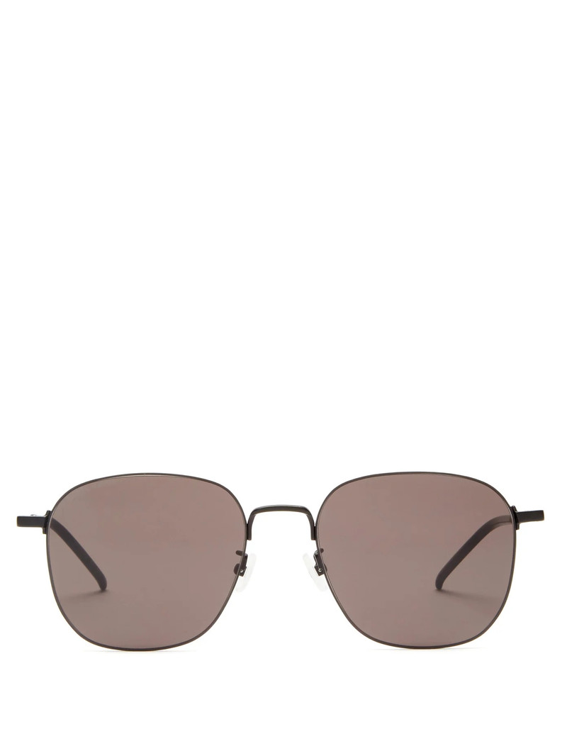 Square metal sunglasses 1