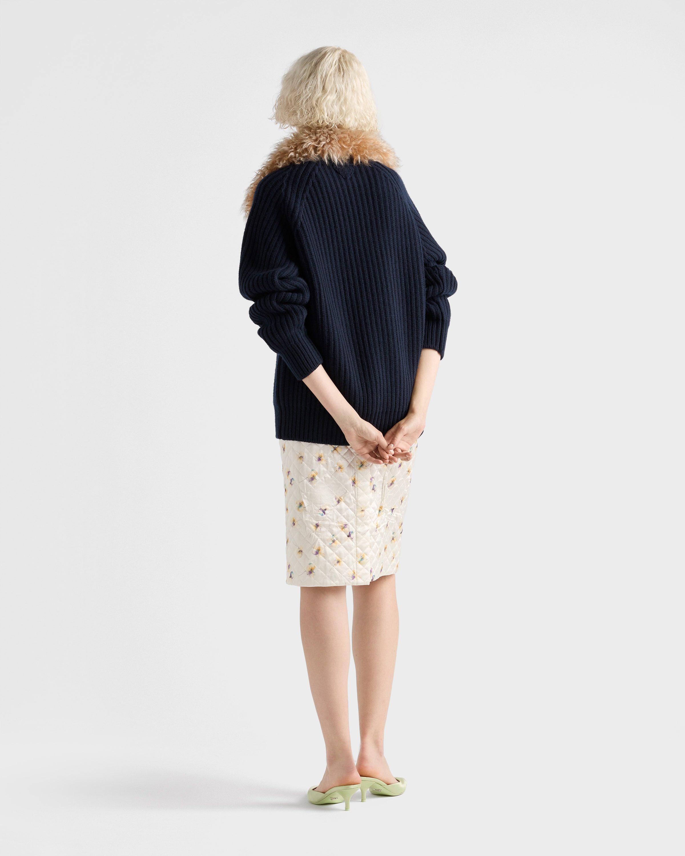 Wool and cashmere crew-neck sweater - 5