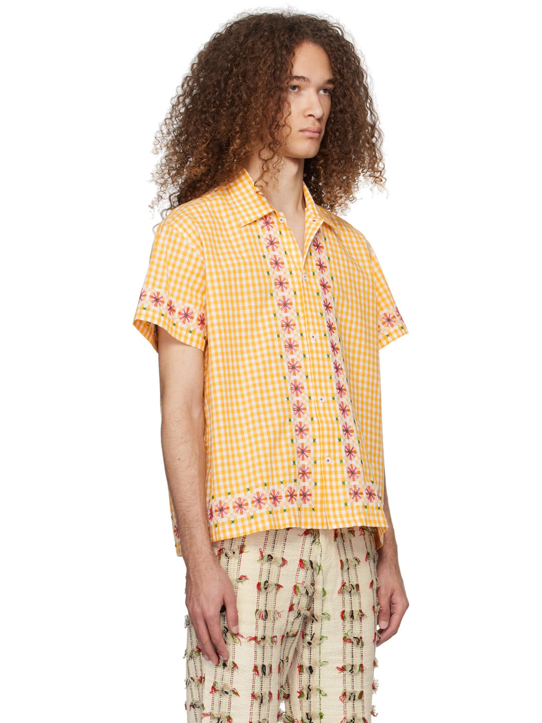 Yellow Chicken Scratch Shirt - 2