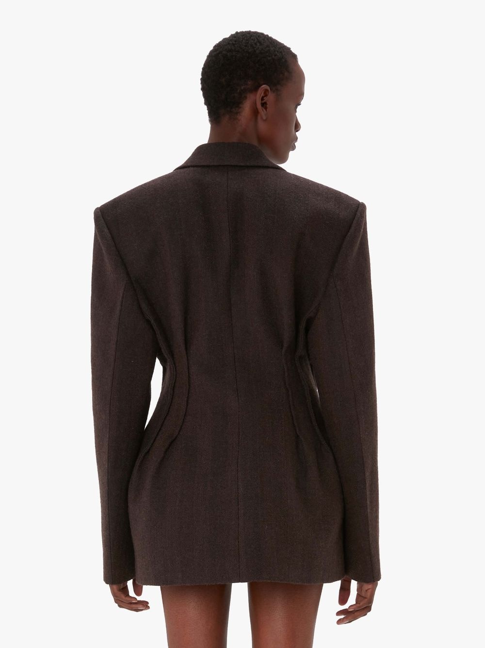 DOUBLE BREASTED HOURGLASS JACKET - 3
