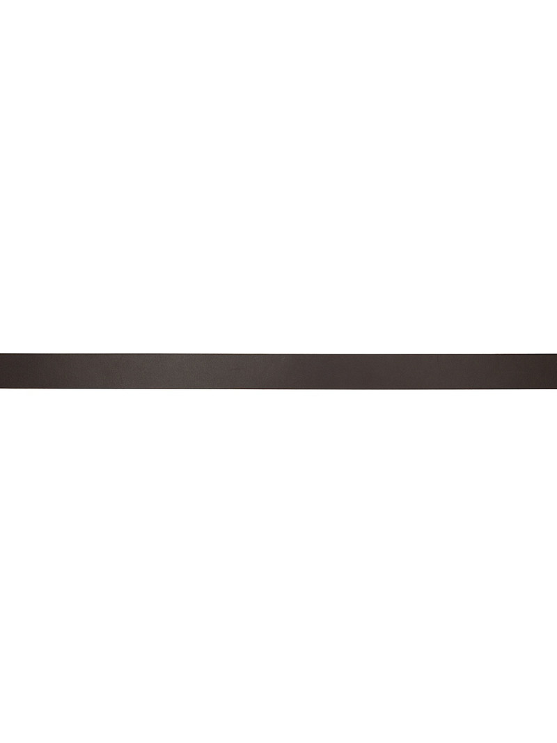 AURALEE Brown Leather Square Buckle Belt outlook
