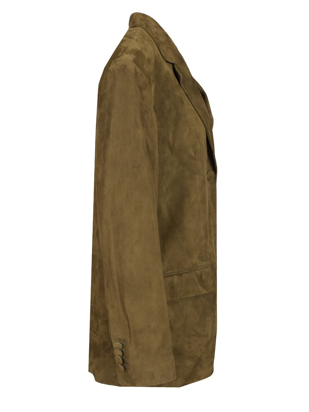 Suede Jacket Jackets Green - 3