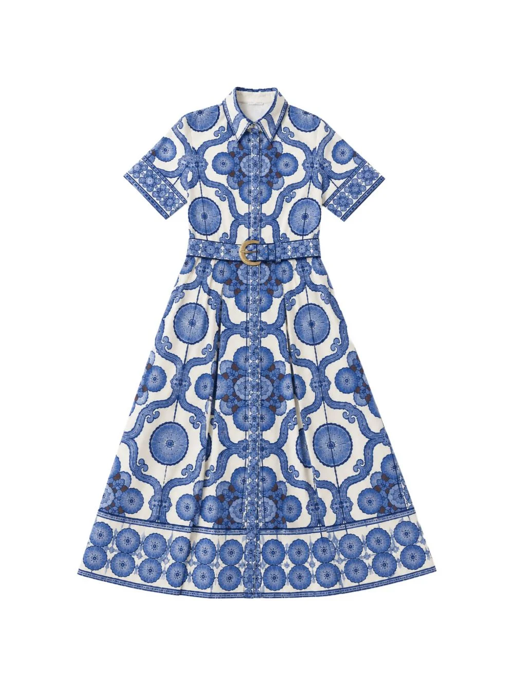 Malena floral-print midi dress - 1