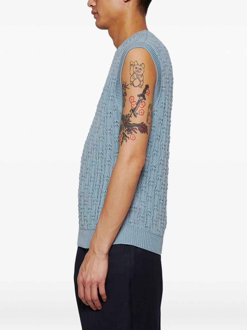 round-neck vest - 4