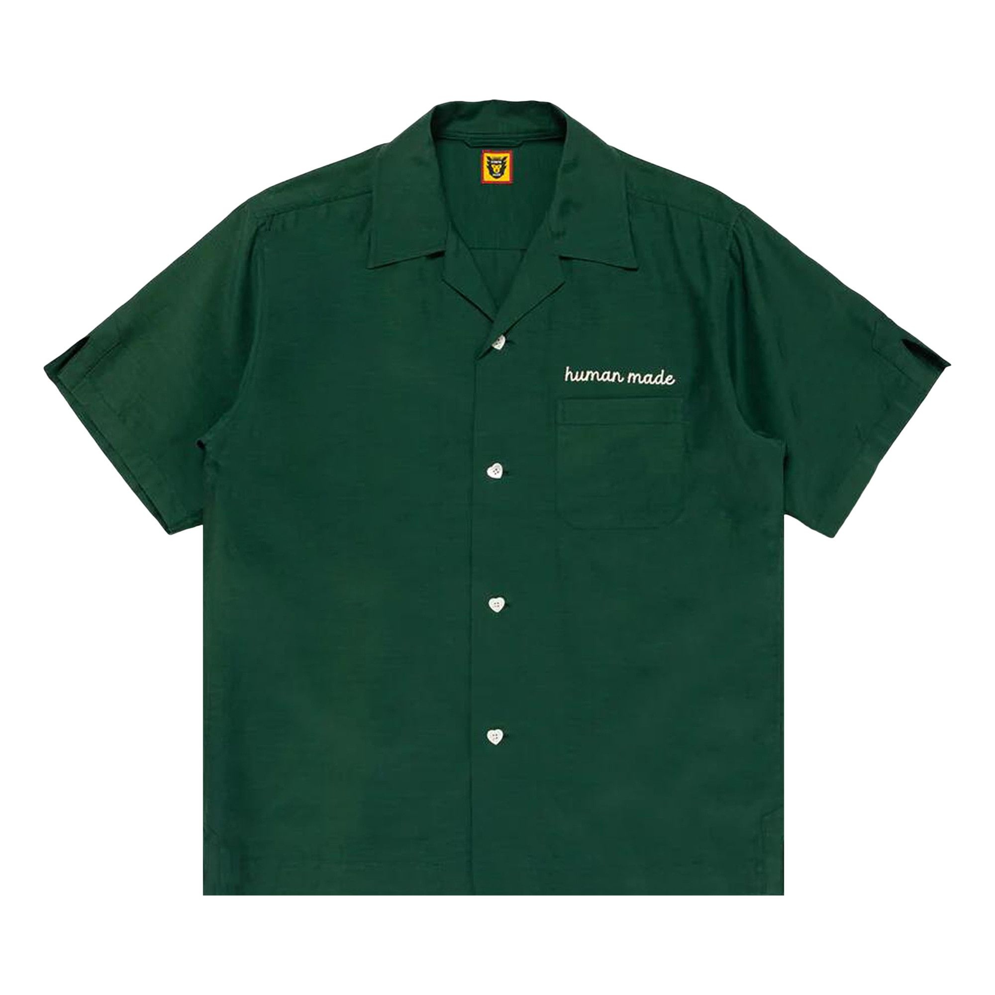 Human Made Bowling Shirt 'Green' - 1
