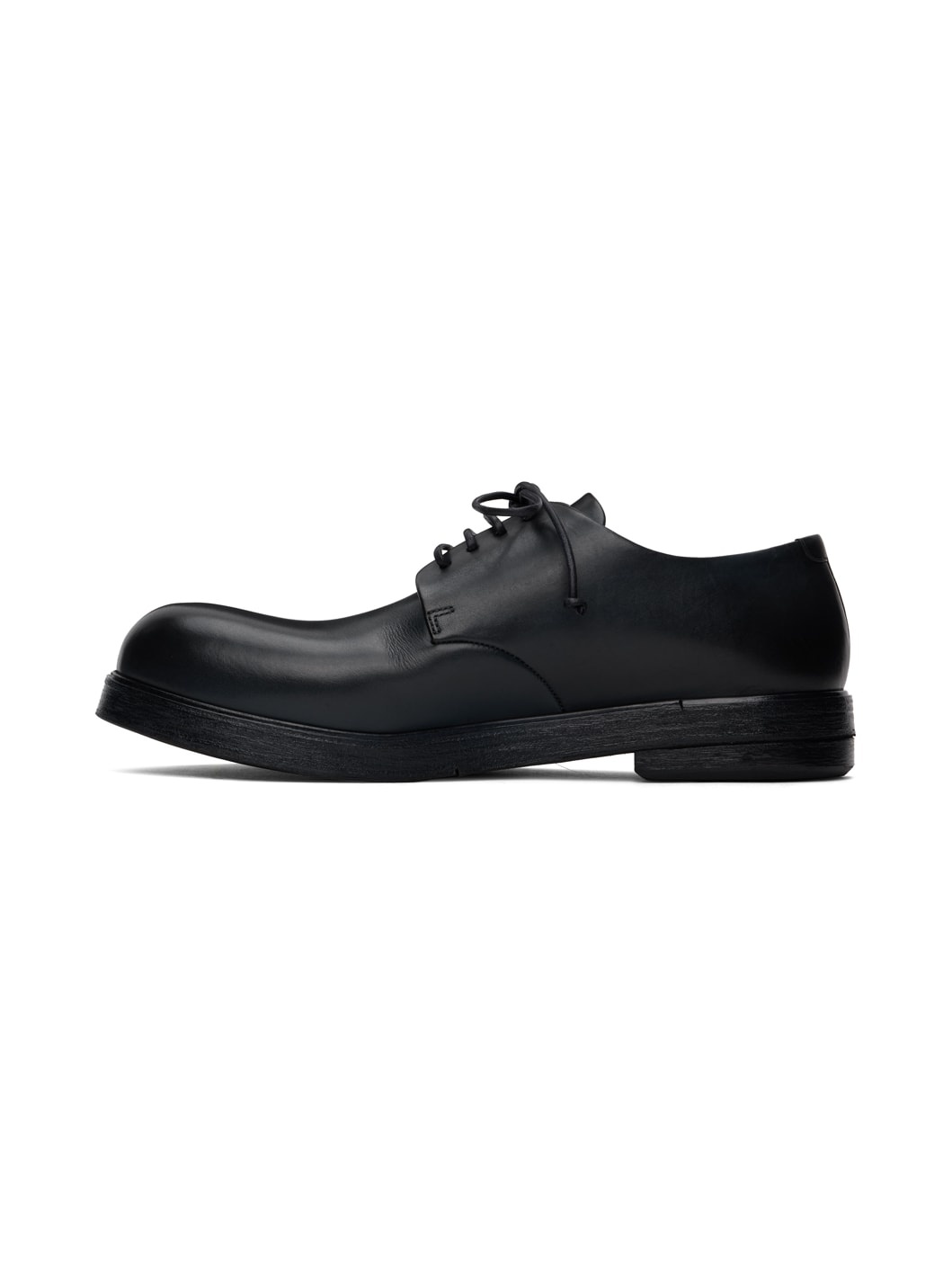 Navy Zucca Zeppa Derbys - 3