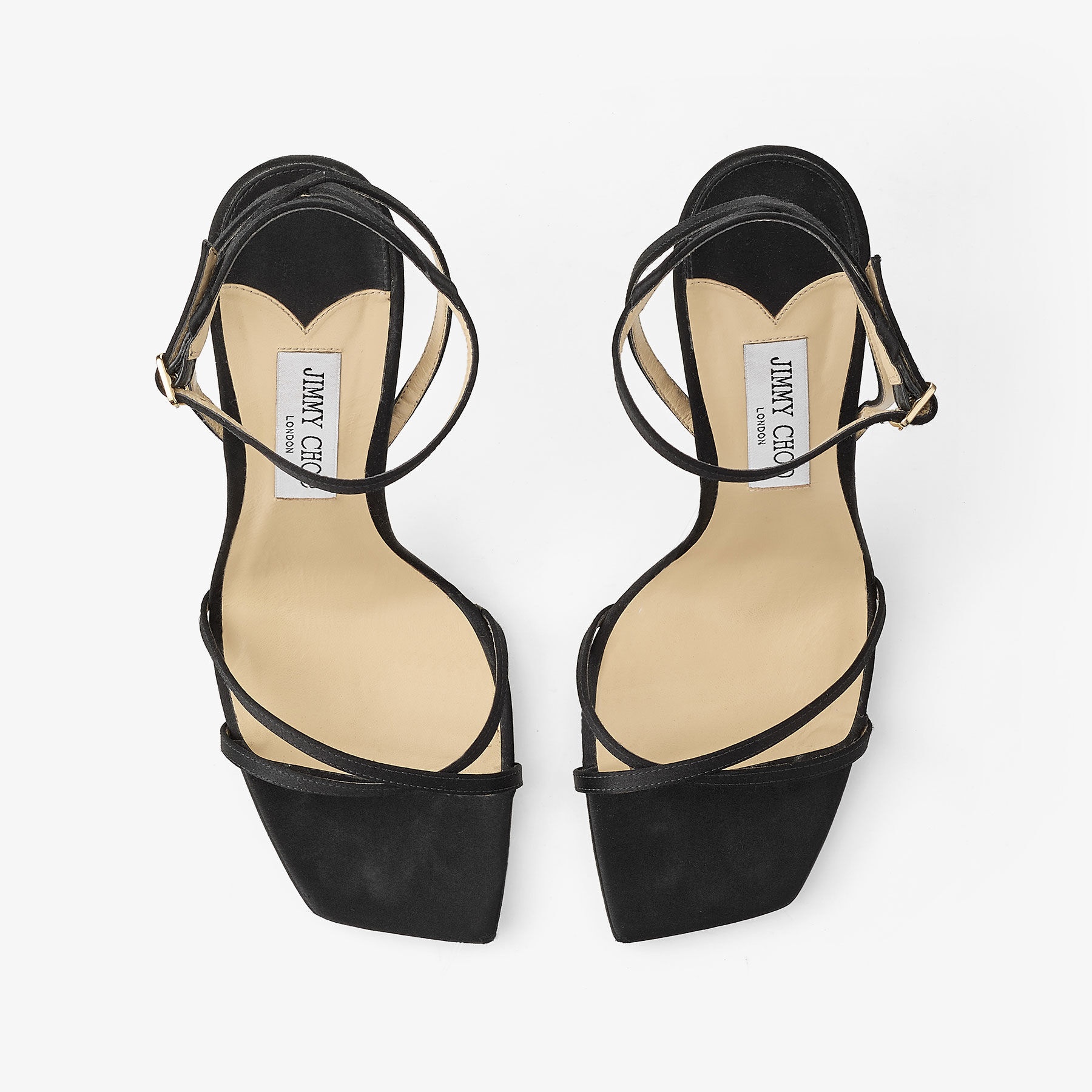 Metz 100
Black Satin Sandal - 4