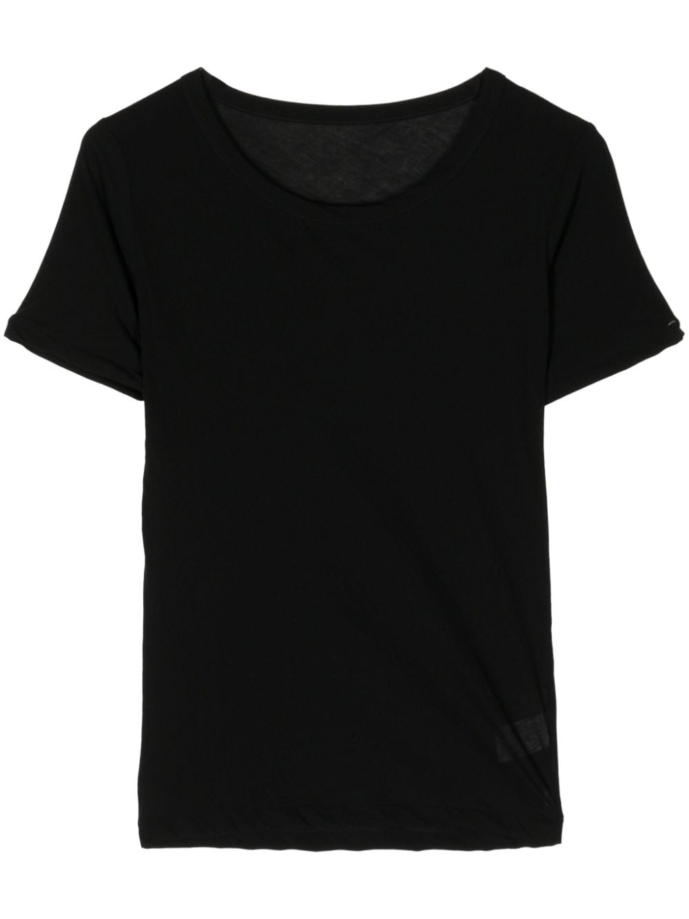 round-neck cotton t-shirt - 1