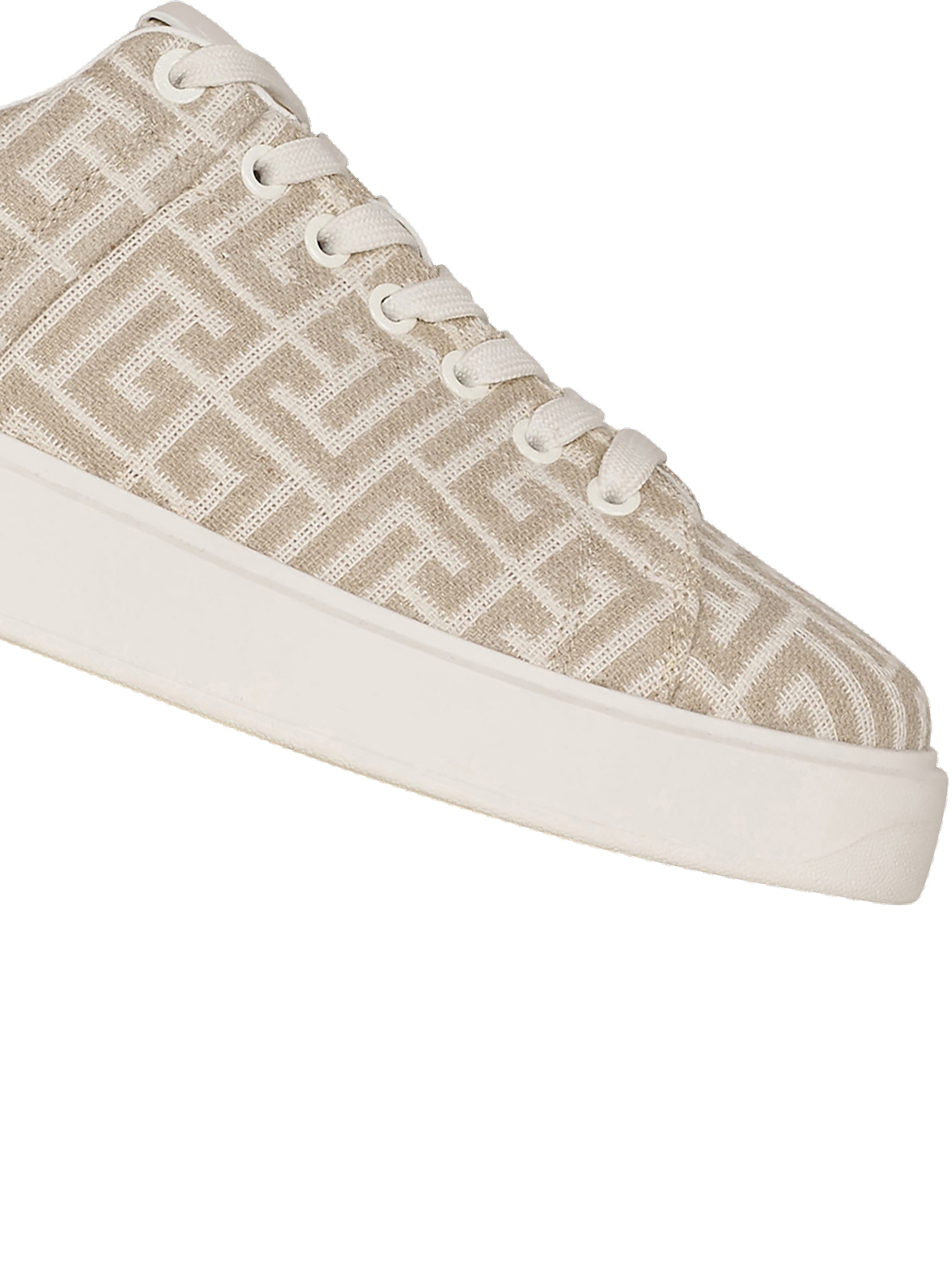 Bicolor jacquard B-Court sneakers - 6