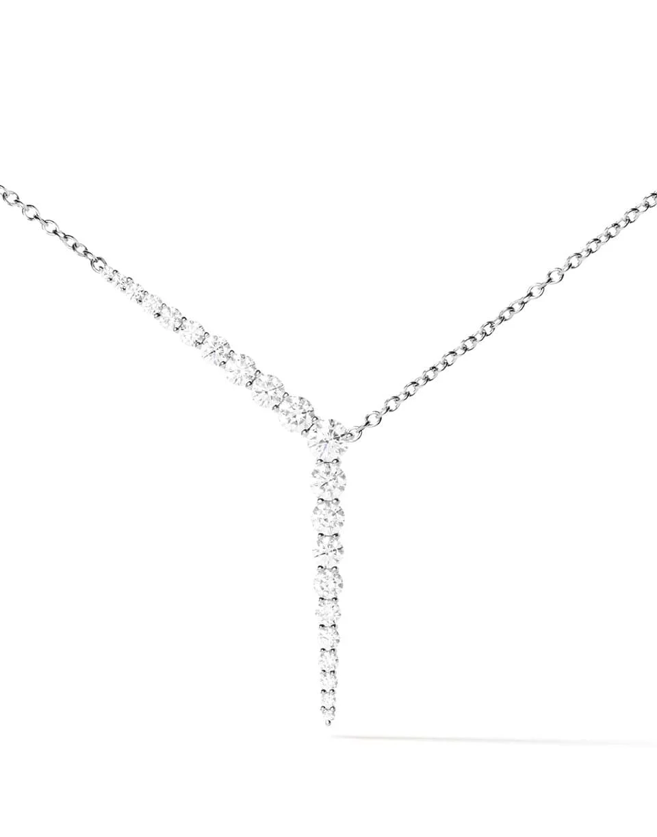 Aria Diamond Y Necklace - 1