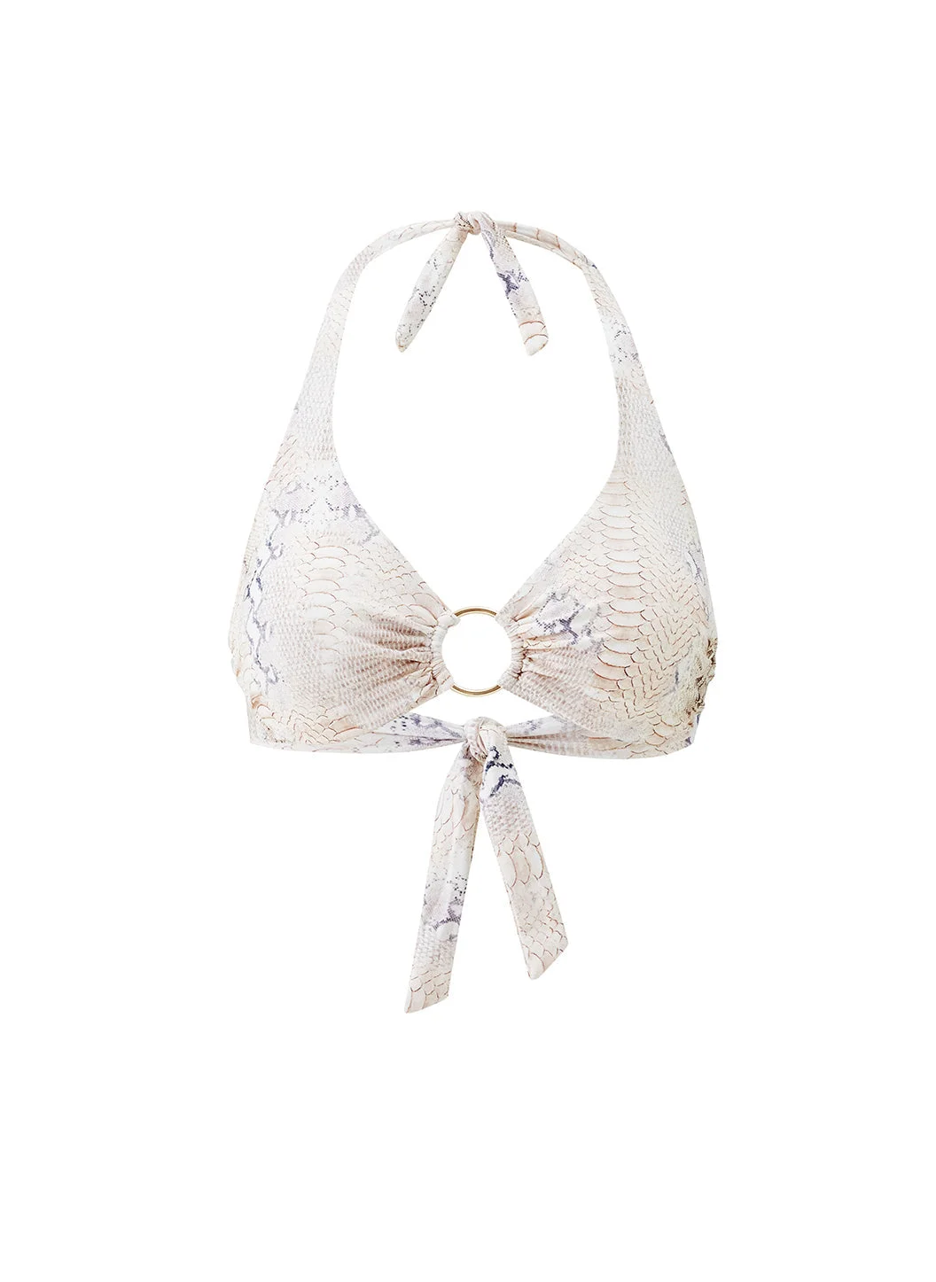 BRUSSELS LIZARD BIKINI TOP - 1