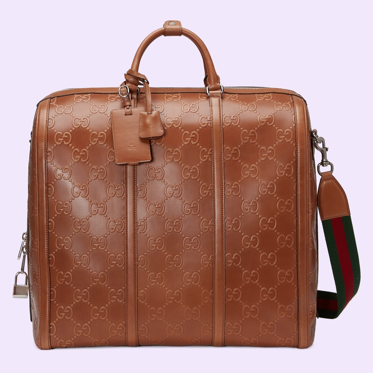 GG embossed duffle bag - 1