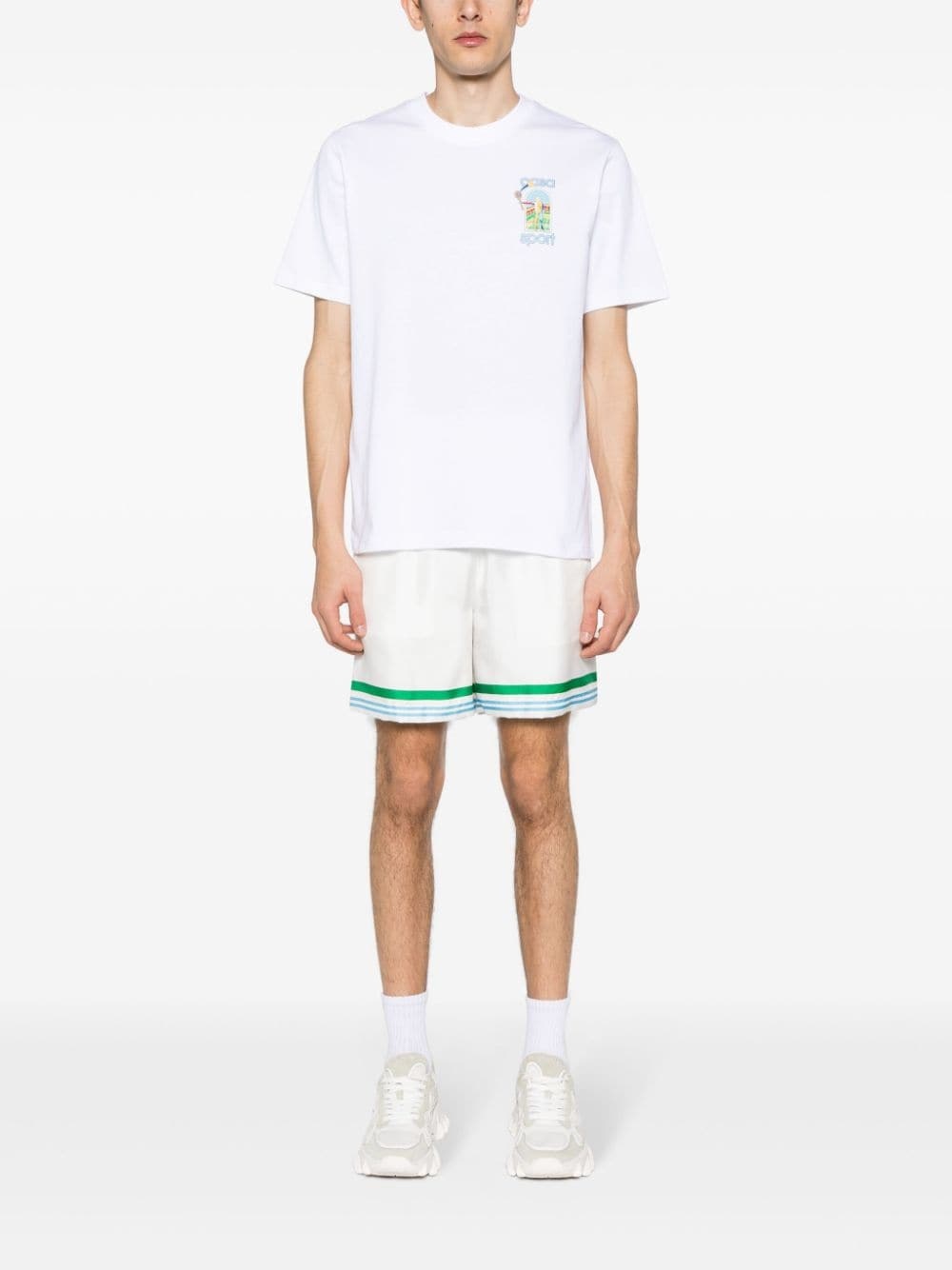 Le Jeu-print cotton T-shirt - 2