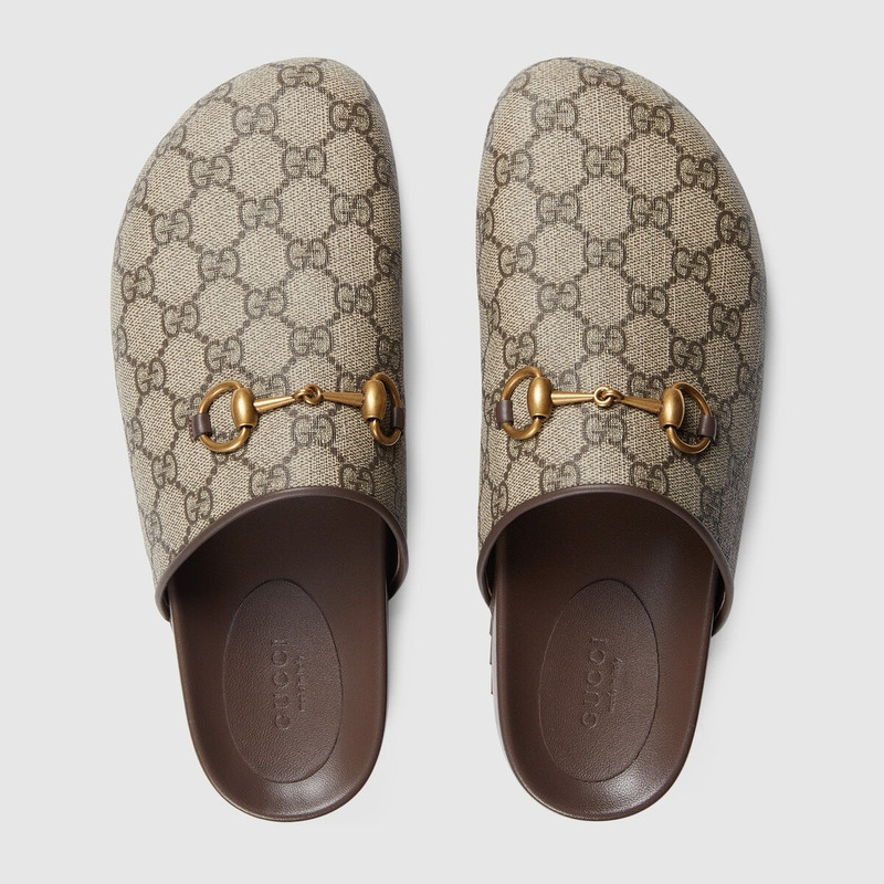 GUCCI Women's GG Supreme Horsebit slipper outlook