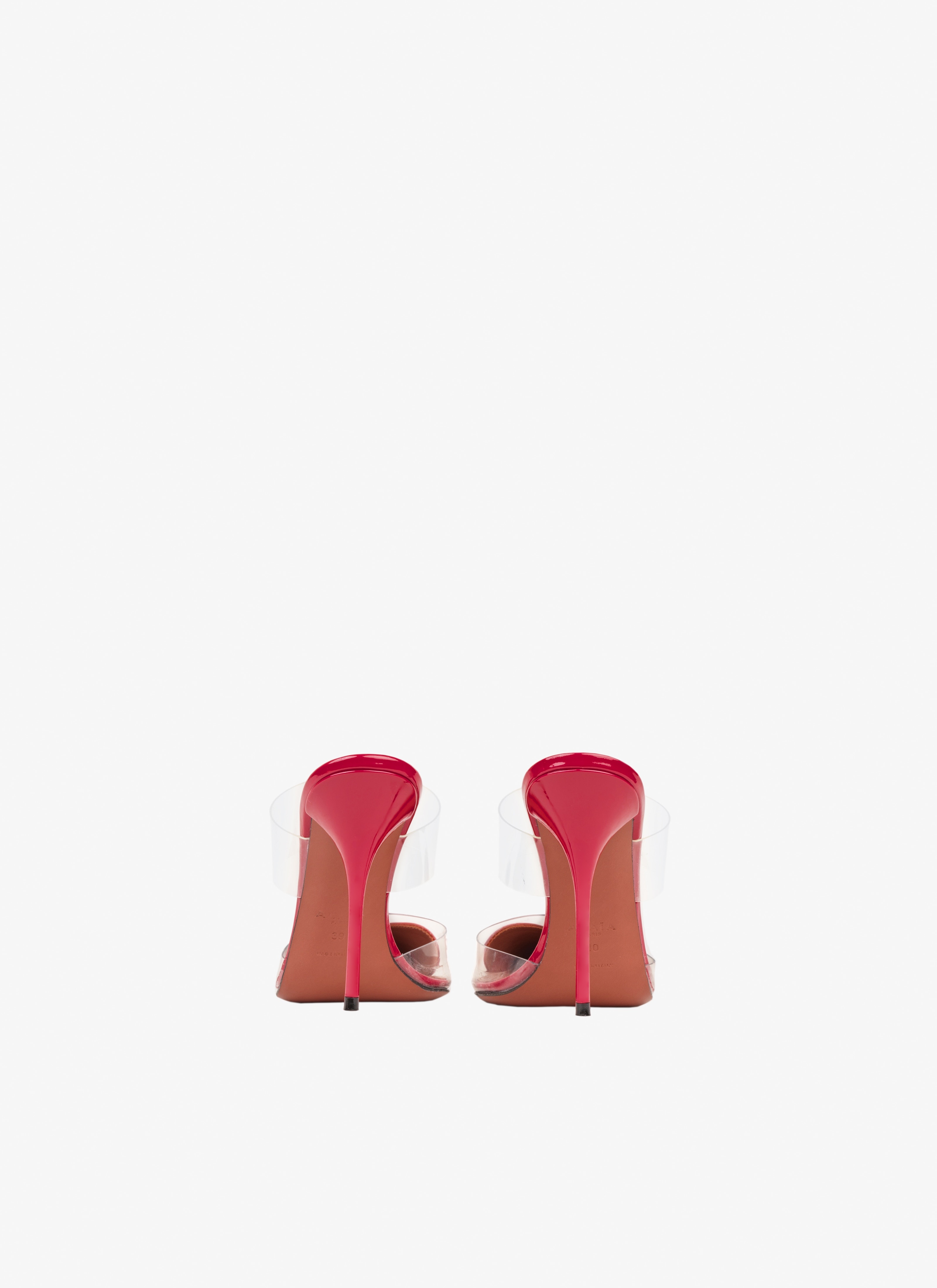 HEART MULES IN PATENT CALFSKIN - 3