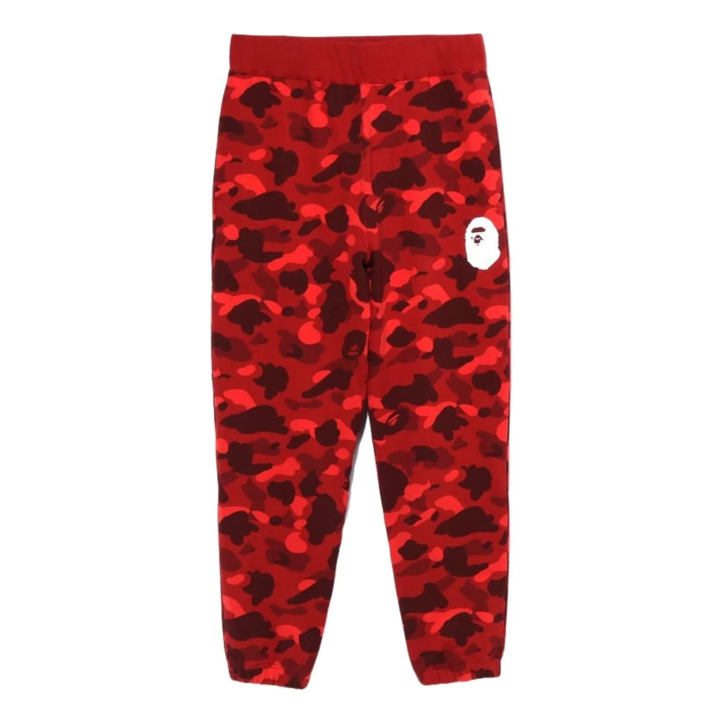A Bathing Ape Color Camo Wide Fit Sweat Pants 'Red' 1J30-152-011-RED - 1