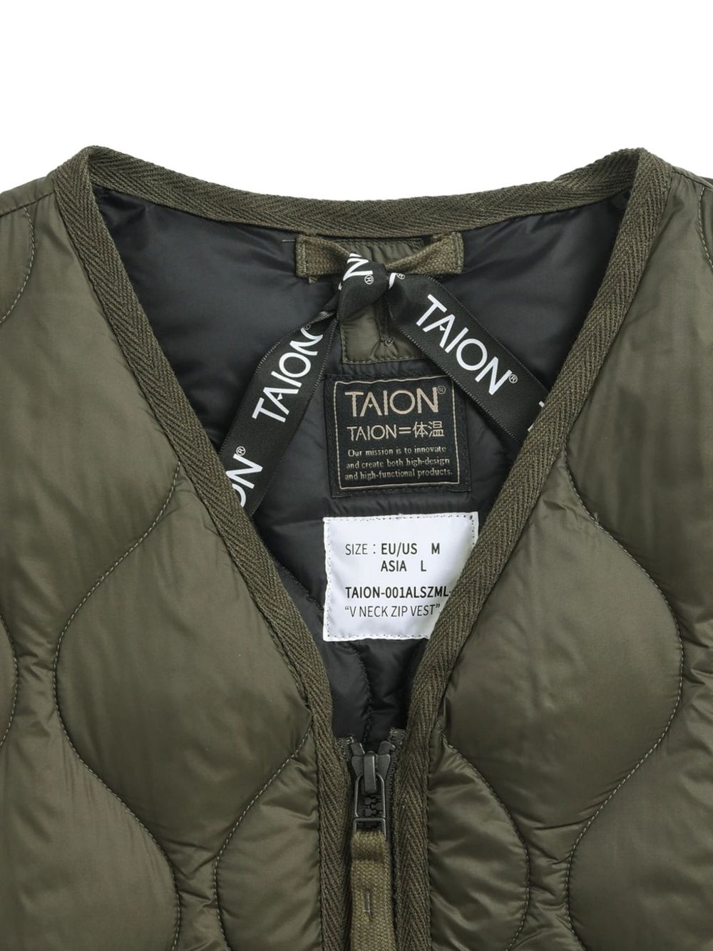 V-neck down gilet - 3