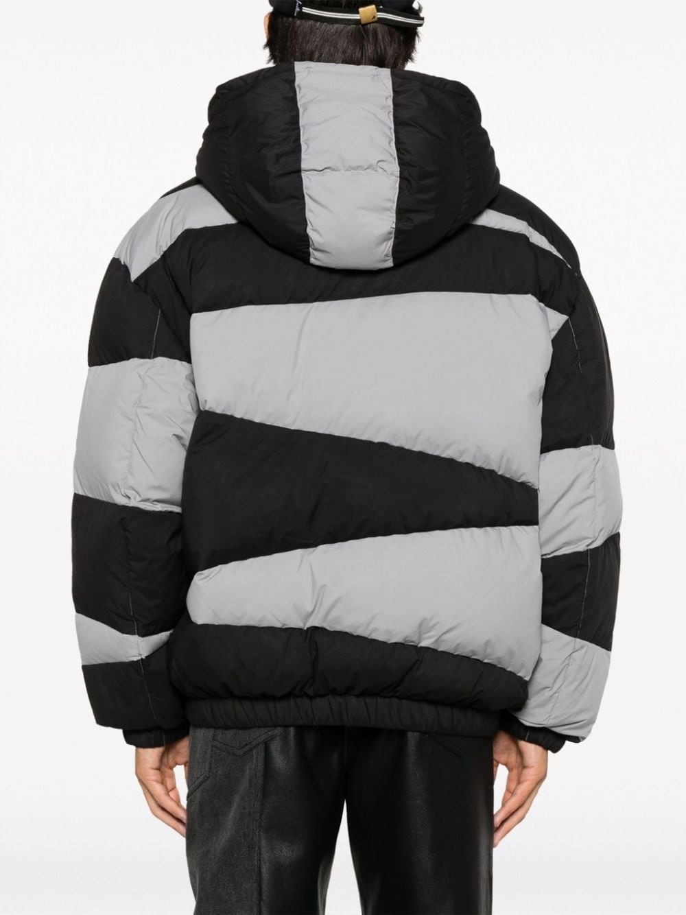 Dazzle Stripe padded jacket - 4