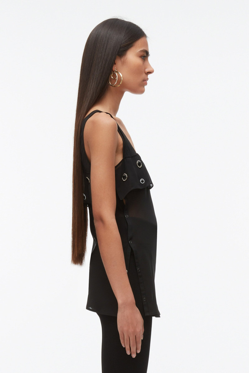 Halo Embroidered Chiffon Cami 3