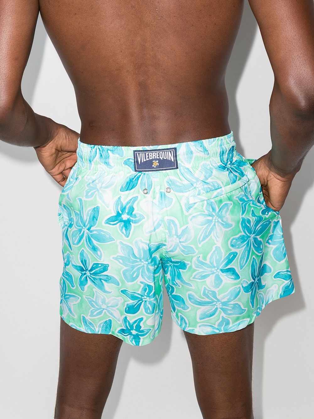 Mahina floral-print swim shorts - 3