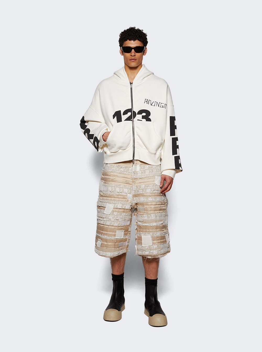 Interwoven Shorts Cream - 5