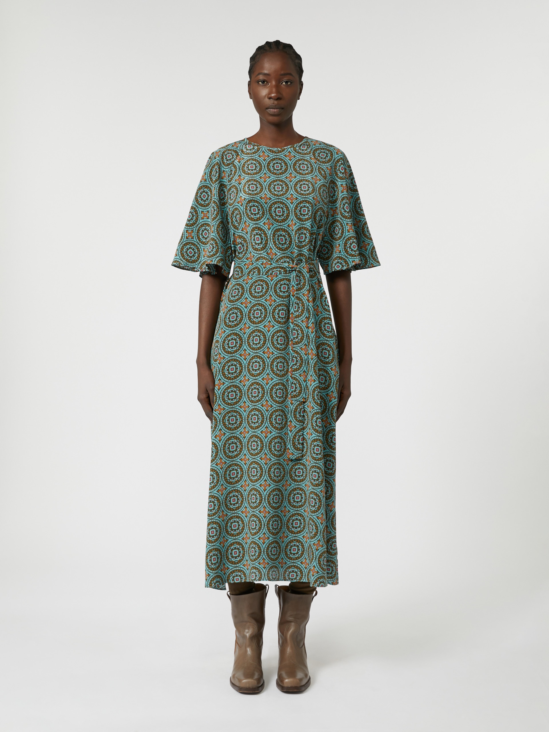 VARESE Silk crepe de chine dress - 3
