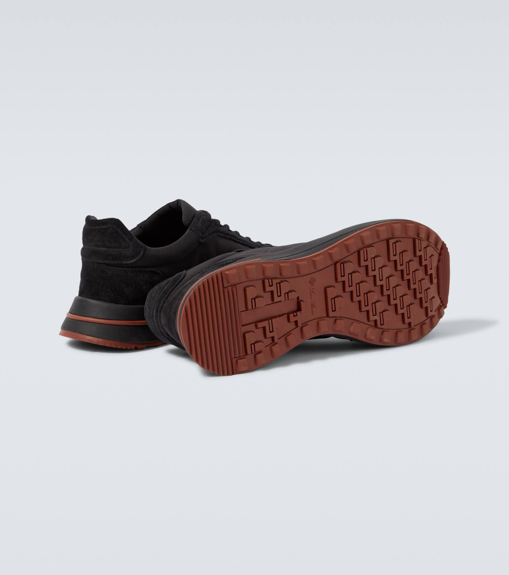 Week End Walk suede-trimmed sneakers - 7