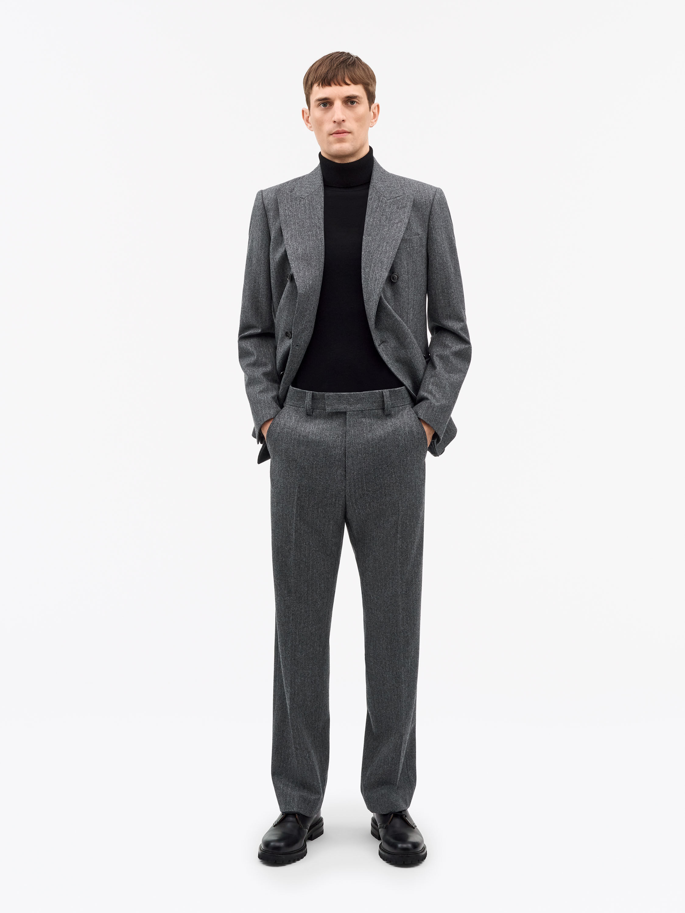 Tommie Pinstripe Wool Trousers - 2