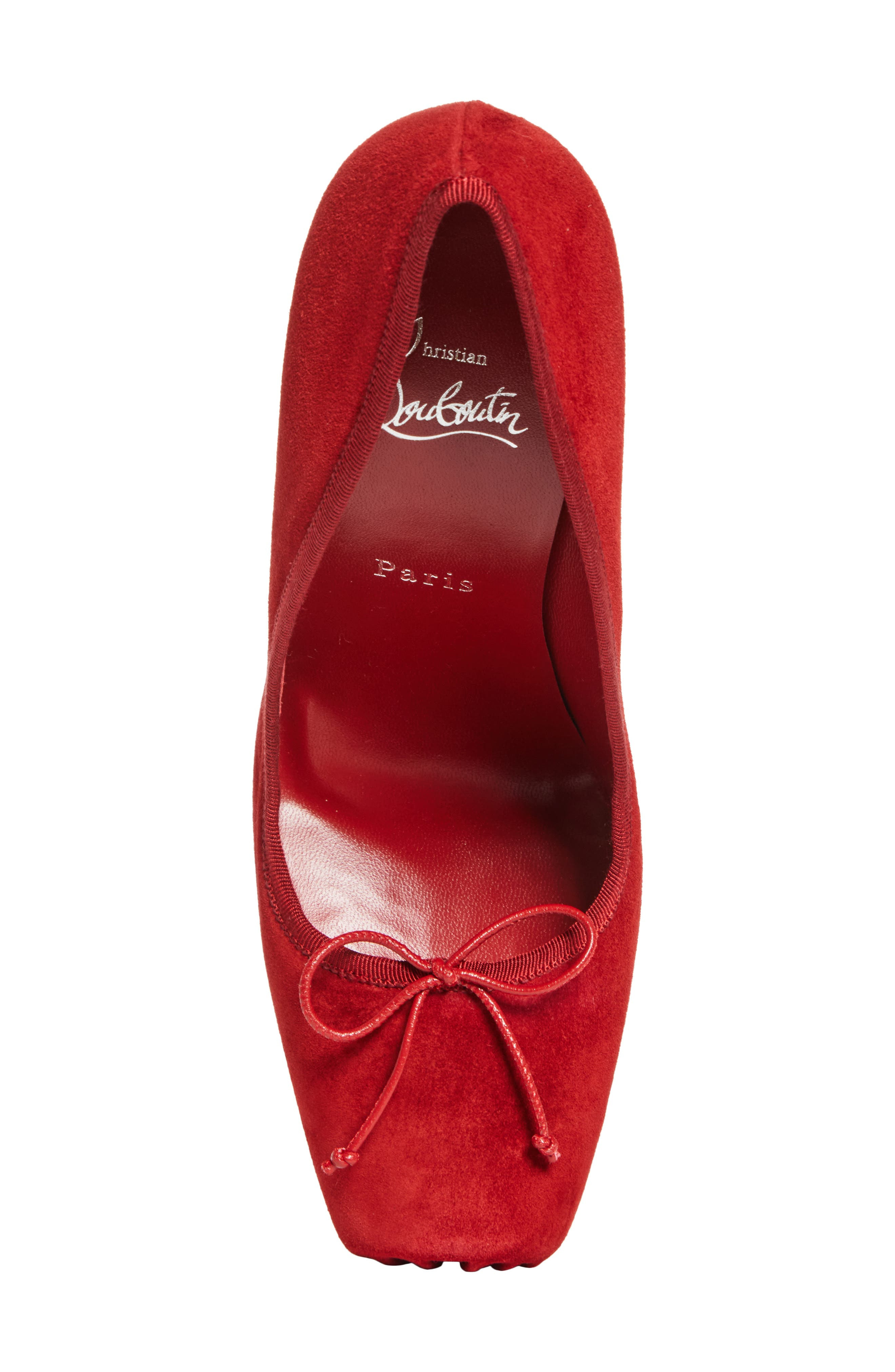 Christian Louboutin Cassia Square Toe Pump in Loubi at Nordstrom - 5