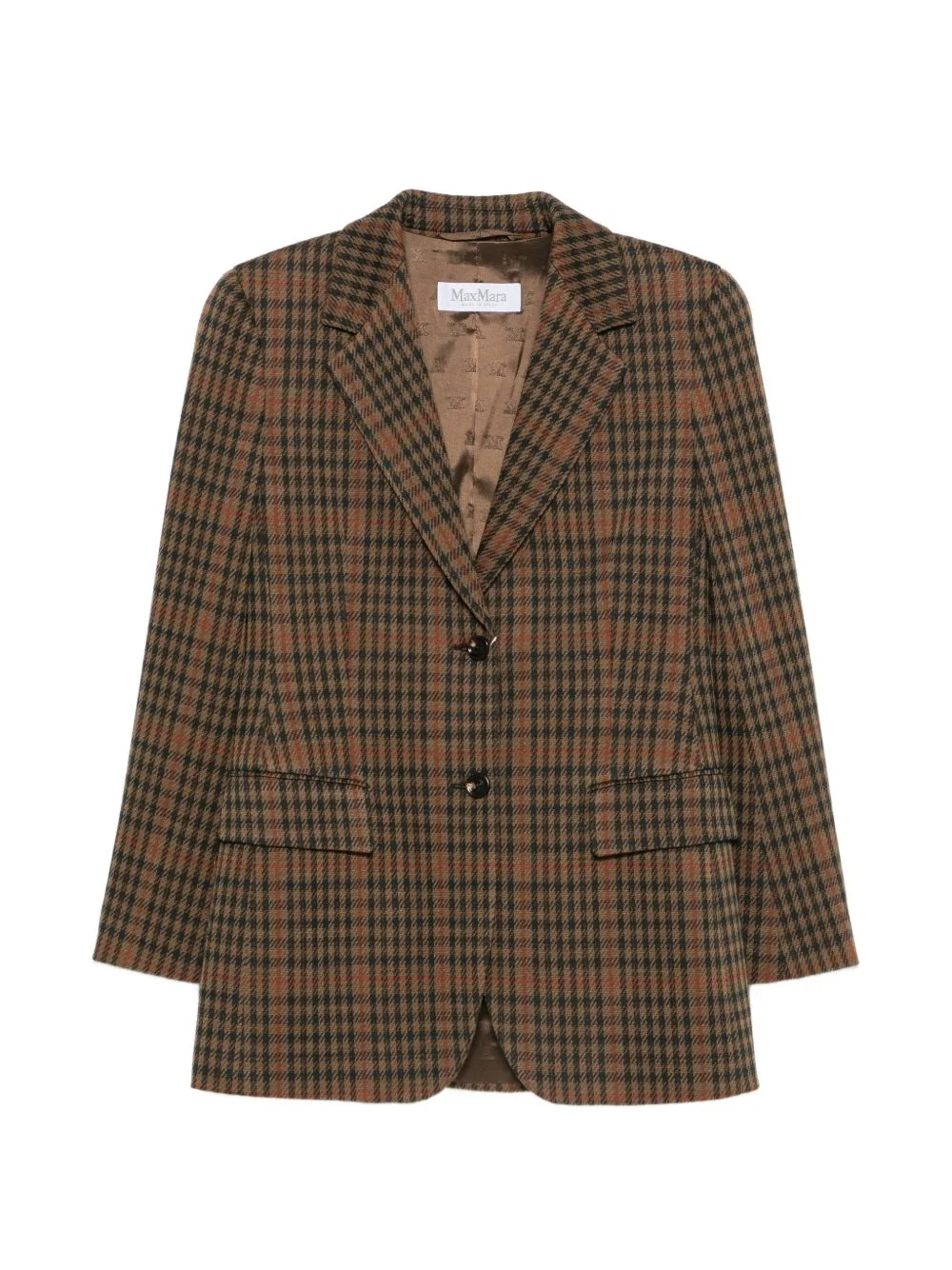 check-pattern blazer - 1