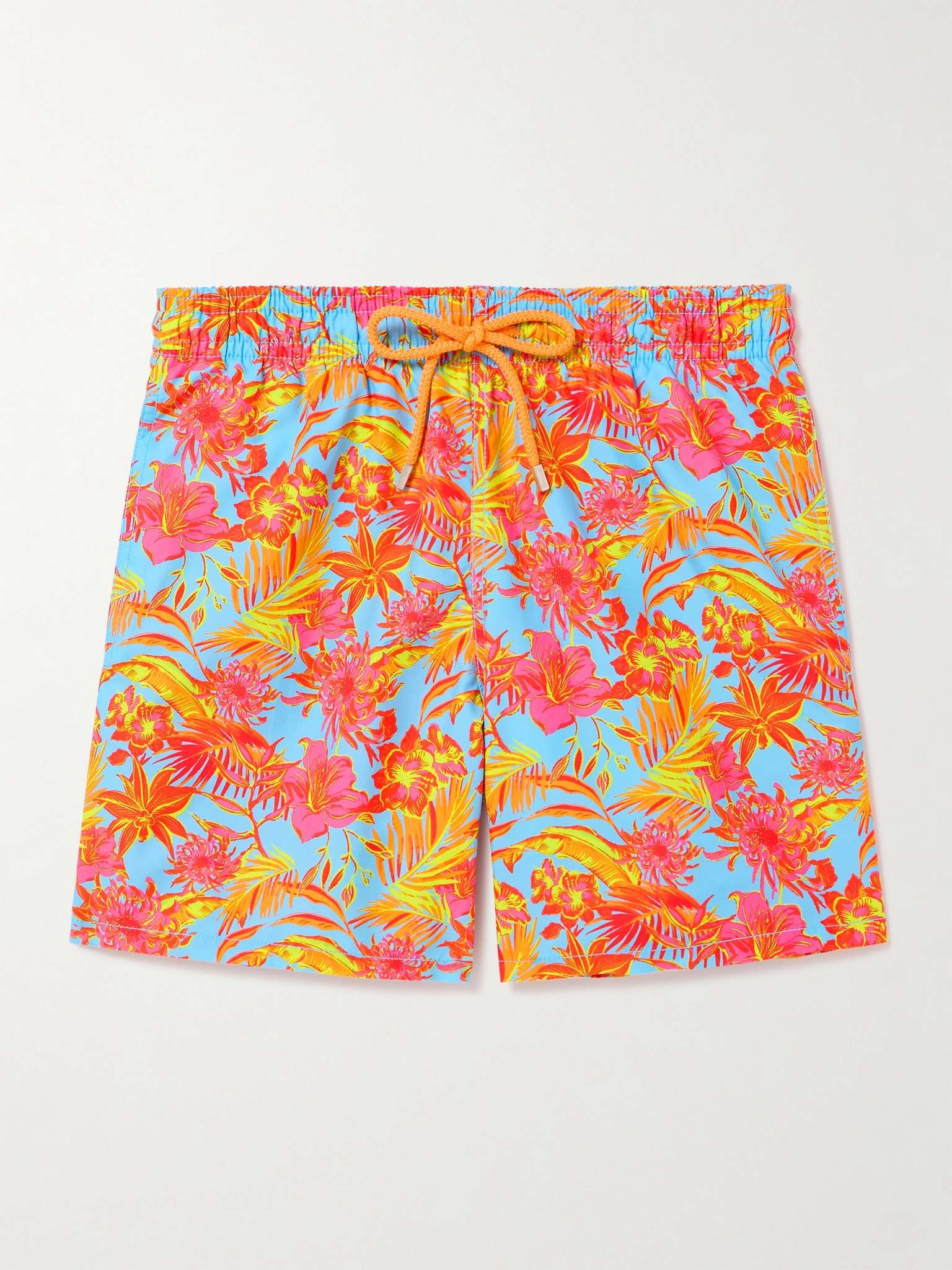 Moorea Straight-Leg Mid-Length Printed Recycled Swim Shorts - 1