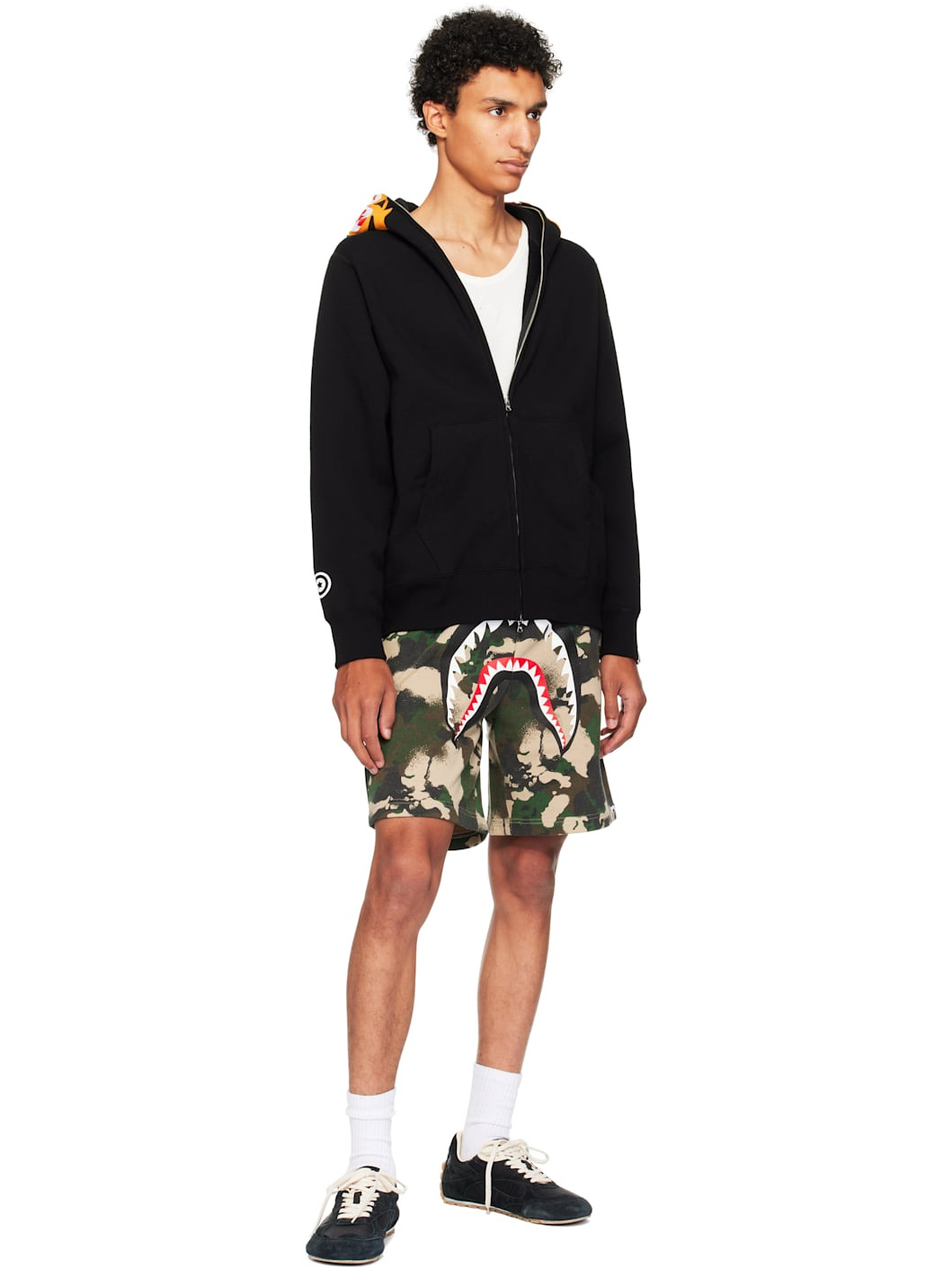 Black Tiger Full Zip Hoodie - 4