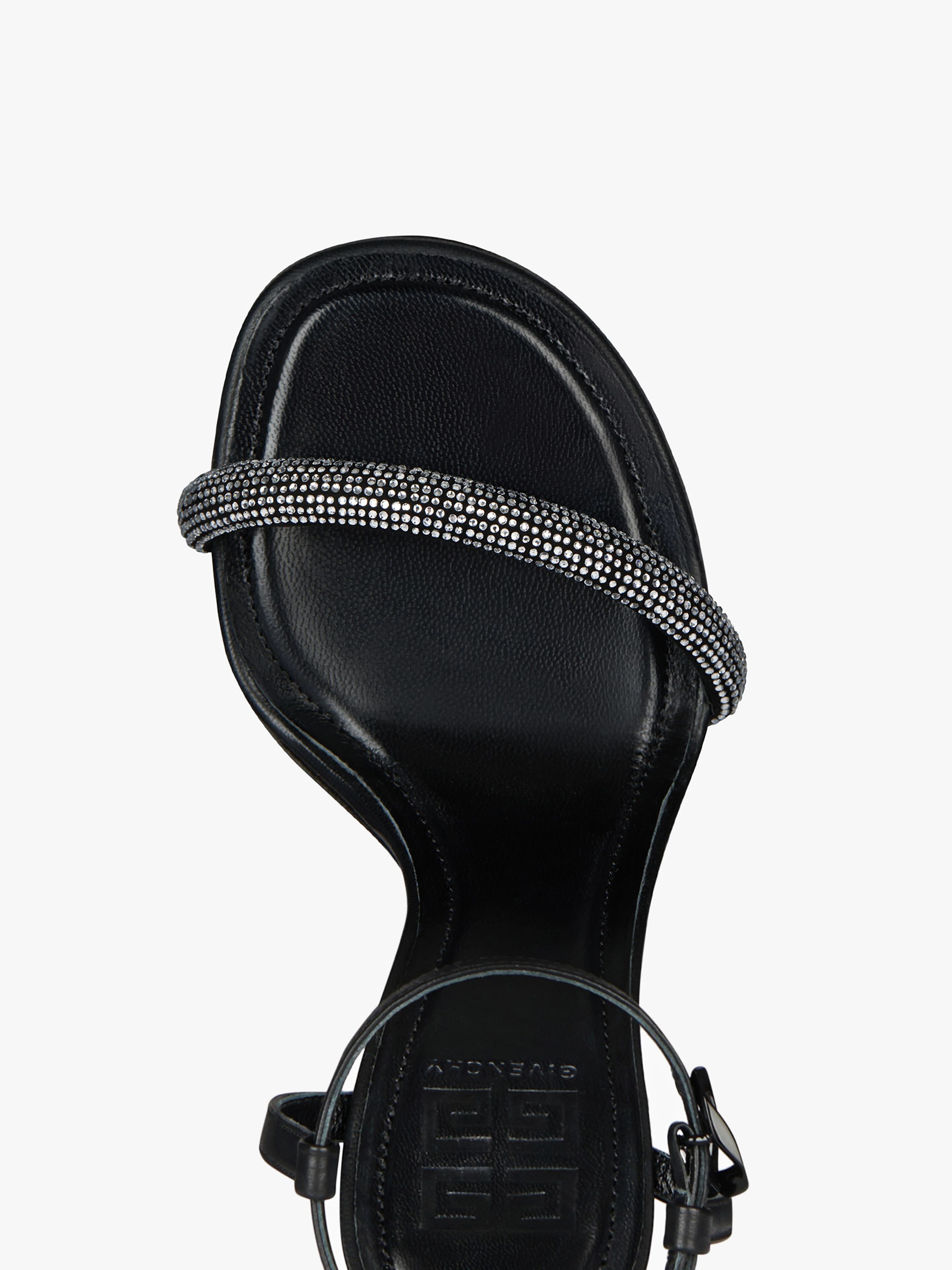 G CUBE SANDALS IN LEATHER - 6